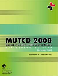 2000 MUTCD with Errata 1 Changes Incorporated, June 2001 cover