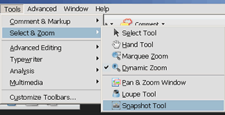 Screenshot of the Acrobat Tools section.