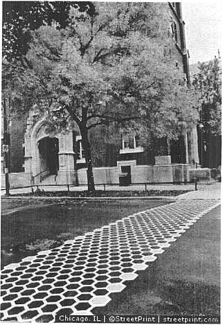 Crosswalk Marking Treatments Using StreetPrint DuraTherm Product - Location: Chicago, Illinois