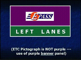 Example 2 shows ETC Pictograph is NOT purple --- use of purple banner panel.