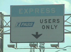 Illinois tollway sign photos
