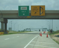 Oklahoma tollway sign photos