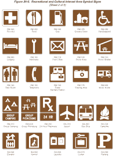 recreation road signs