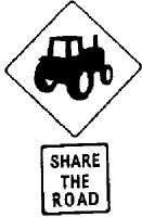 Share the Road sign