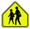 Fluorescent Yellow-Green Sign