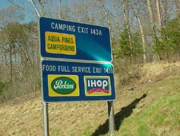 Image shows a Service Food Logo Sign