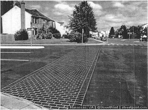 Crosswalk Marking Treatments Using StreetPrint DuraTherm Product - Location: Manassas, Virginia